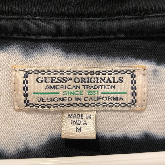 Men’s Guess Black and White Shirt - Picture 2 of 5